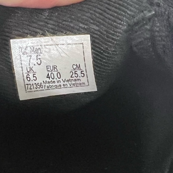 Vans Black Checkerboard Slip On Sneakers Size 7.5 - Picture 8 of 8